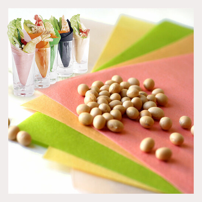 Warna-warni Sushi Soya Wrapper Warna-warni Soya Crepe Variety Pack Sempurna untuk Sushi Membuat Mudah untuk Gulung