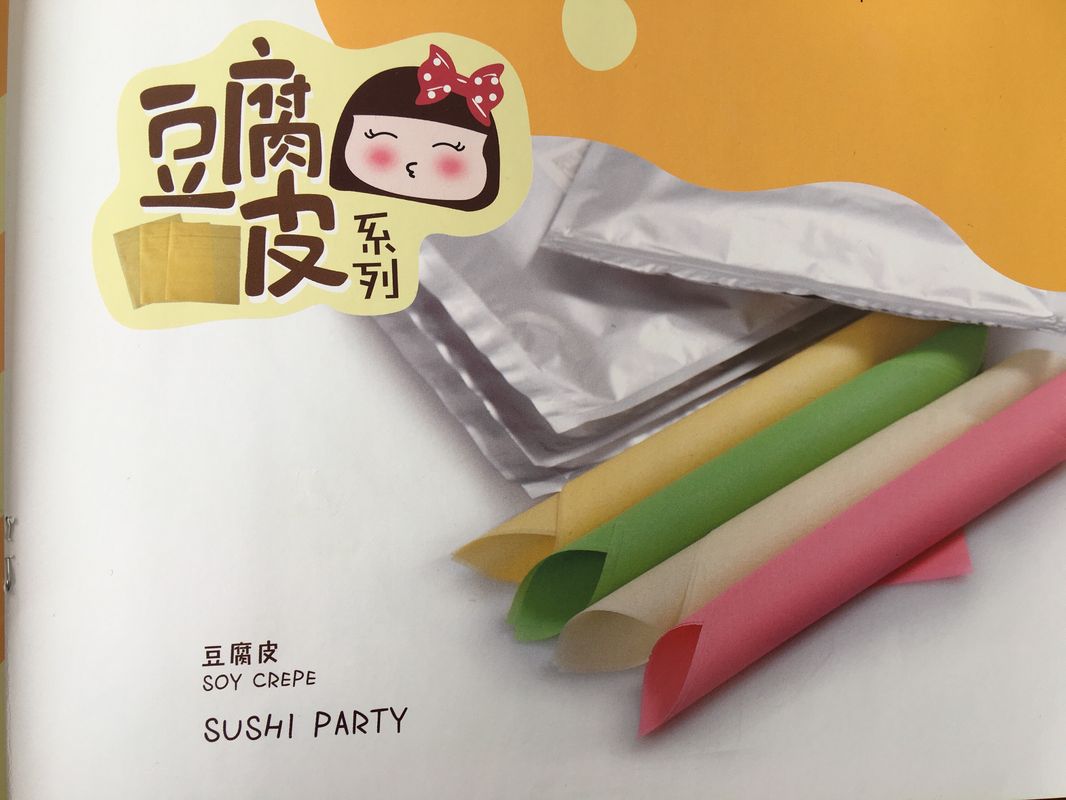 Lembaran Mamenori Tipis Berwarna-warni Untuk Makanan Sushi, Kedelai Gulungan Kertas Pewarna Aditif
