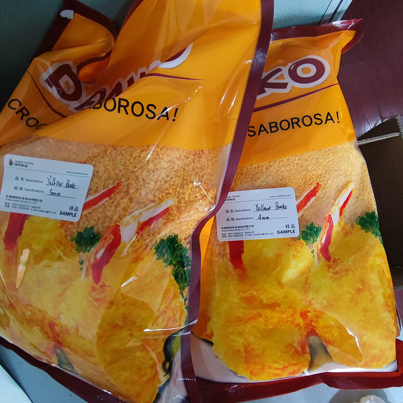 Produsen Profesional Grosir Panko Gaya Jepang Rumput Roti Warna Kuning