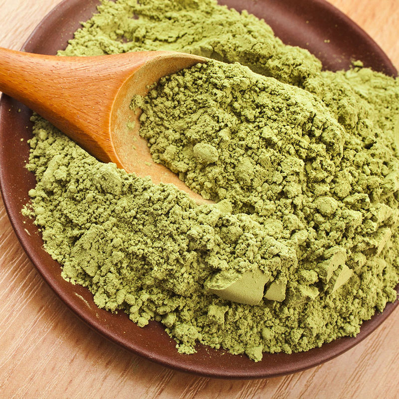 1kg Bag Wasabi Powder Warna Hijau ABC Grade 100-120 Mesh Rasa alami Kelembaban Max 8%