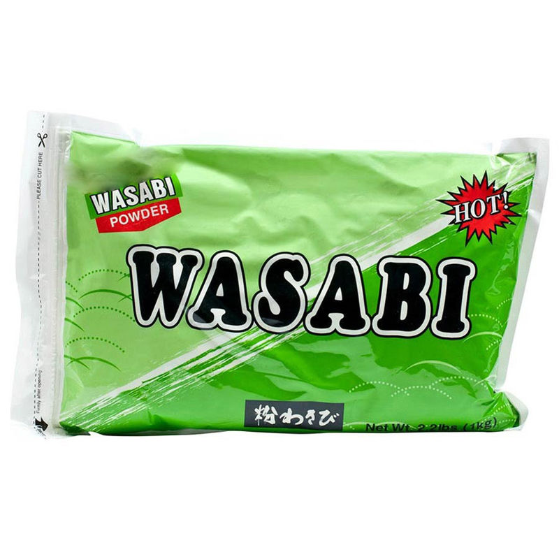 Warna Alami Rasa Basabi Murni Bubuk Hijau 100-120 Mesh Max 8% Kelembaban