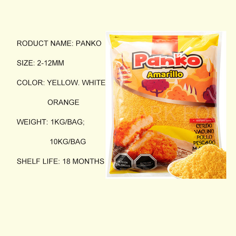 Ragam Warna Rumput Roti Panko Rumput Rumput Rumput Kuning Putih Dan Oranye Untuk Makanan Goreng