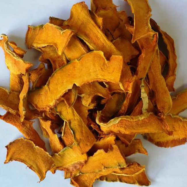 Sayuran dehidrasi Bulk Orange Red Pumpkin Flakes dengan maximum 8% kelembaban dan tidak ada bau atau rasa asing untuk ekspor