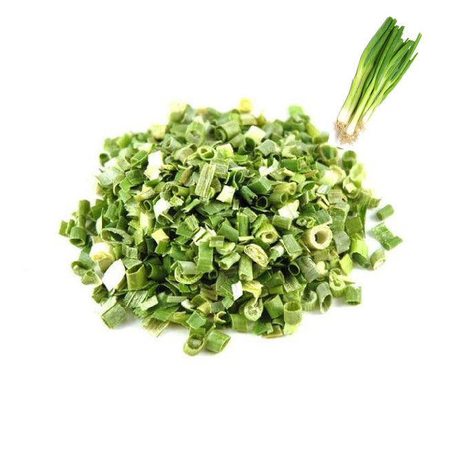Sayuran Dehidrasi Bulk Air Dried Chive Rolls 3*3mm 5*5mm Warna Alami Rasa Tidak Ada Aditif Max 7% Kelembaban Karton Kemasan Kualitas Tinggi
