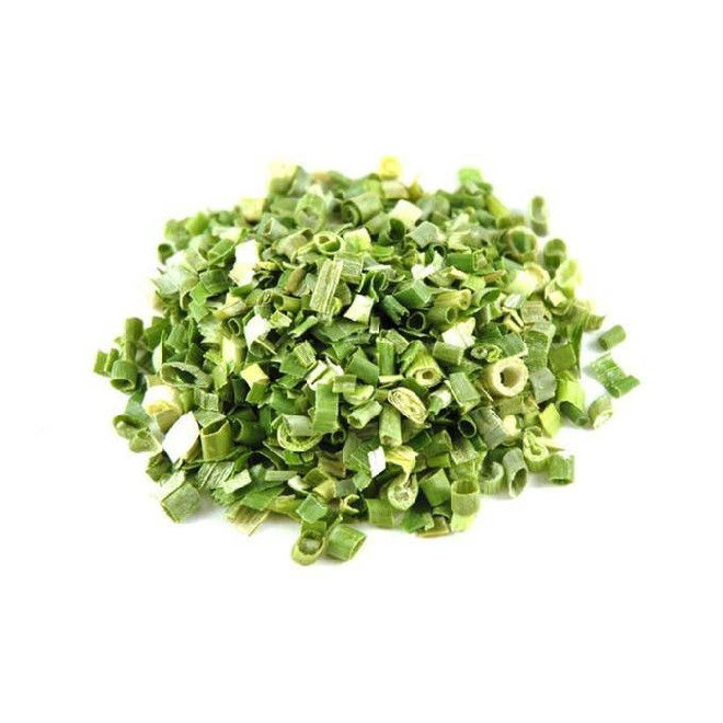 Sayuran Dehidrasi Bulk Natural Chive Rolls dalam 8x8mm 5x5mm 3x3mm Ukuran Tidak Ada Aditif Pemasok