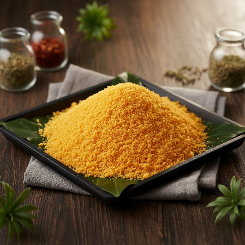 Tepung Roti Kering Bersertifikat HALAL HACCP dengan Ukuran 2-12mm dan Masa Simpan 24 Bulan untuk Pelapis dan Menggoreng