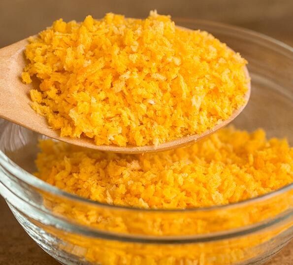 HACCP Sertifikasi 10% Kelembaban Roti Panko Jepang Rumput 2-12mm Ukuran untuk Makanan Goreng