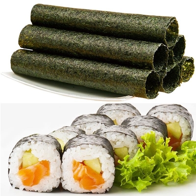 19*21cm Alga Nori Untuk Sushi, Nori Sheet Panggang Ruang Pangan