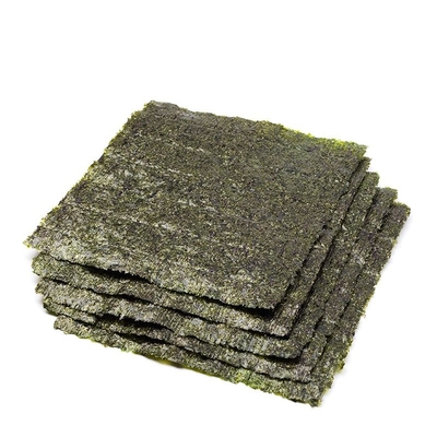 Hijau Hitam Bentuk persegi panjang Rosted Seaweed Nori Ketersediaan Sushi Rolling