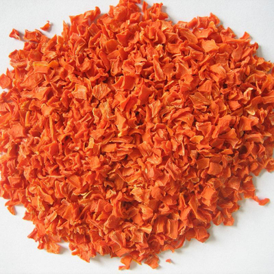 Nutrisi kaya keripik wortel kering Air kering granules wortel 10 * 10mm