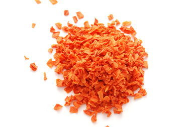 Keripik Sayuran Kering Warna Oranye 5x5mm / Serpihan Sayuran Dehidrasi