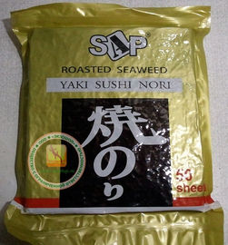 Yaki Sushi Nori, Rumput Laut, Keripik Rumput Laut Bumbu Bakar, Warna Hijau Tua