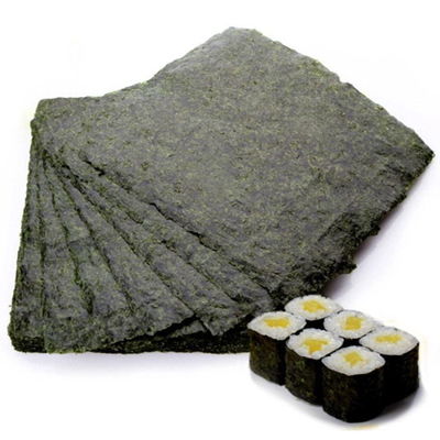 Dark Green Sushi Nori Panggang rumput laut Nori 100 lembar