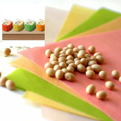 Kualitas Tinggi Pelangi Sushi Wrapper Mamenori Sheets untuk Rolling