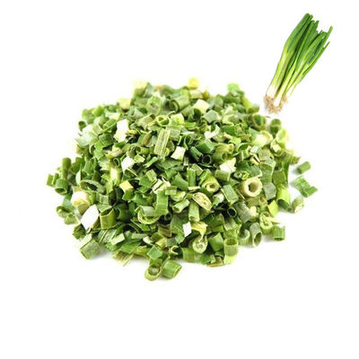 Sayuran Dehidrasi Bulk Air Dried Chive Rolls 3*3mm 5*5mm Warna Alami Rasa Tidak Ada Aditif Max 7% Kelembaban Karton Kemasan Kualitas Tinggi