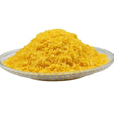 Rumput roti Panko 2-12mm Granular dengan tekstur renyah dan warna oranye untuk makanan goreng