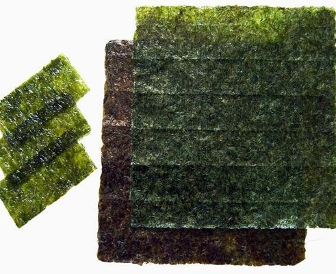50 Lembar Penuh Resealable Roasted Seaweed Nori 5% Moisture