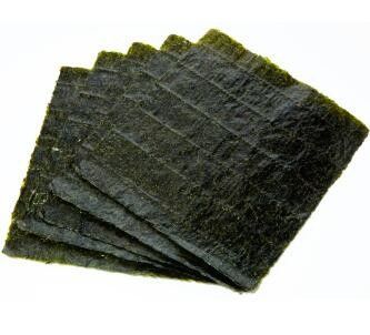 Sushi Kering Berbumbu Hijau Tua Roasted Nori Sheets Rumput Laut